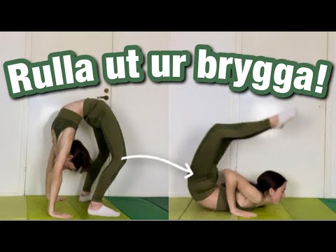 Hur man lär sig att rulla ut från brygga! - (contortion/vighetsakrobatik)