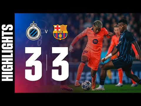 Resumen Club Brugge vs FC Barcelona Jornada 4