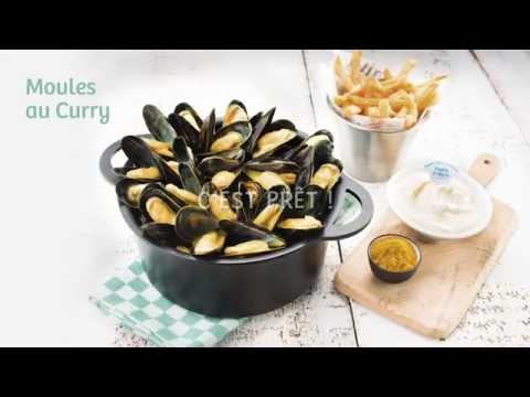 Receita de moules com curry - Léon de bruxelles