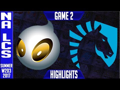 Dignitas vs Team Liquid Highlights Game 2 | NA LCS Week 2 Day 3 Summer 2017 | DIG vs TL G2