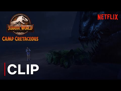 Yaz Comes Face to Face with Scorpius Rex | JURASSIC WORLD CAMP CRETACEOUS | NETFLIX