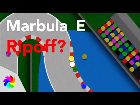 Commentating On Marbula E But It's In Algodoo (Marble Grand Prix)