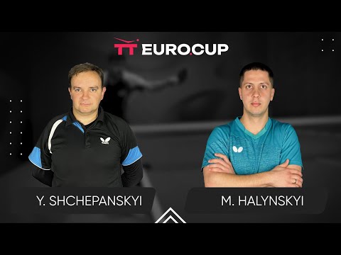 13:45 Yurii Shchepanskyi - Mykola Halynskyi  09.10.2025 TT Euro.Cup Ukraine Elite. TABLE 3