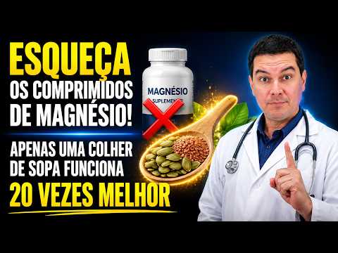 ANTES DE COMPRAR MAGNÉSIO, VEJA ISTO (ALIMENTOS FUNCIONAM 20X MELHOR)
