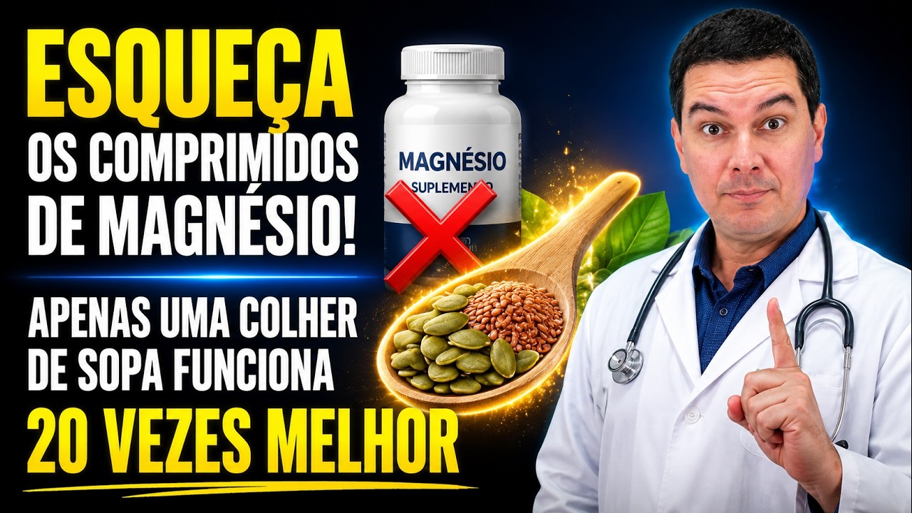 ANTES DE COMPRAR MAGNÉSIO, VEJA ISTO (ALIMENTOS FUNCIONAM 20X MELHOR)