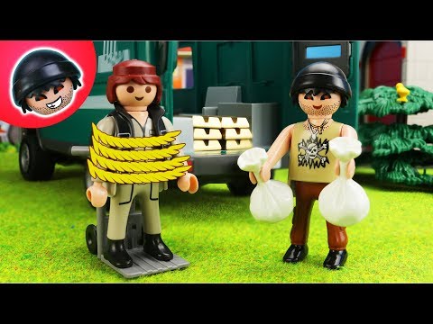 5 ARTEN Überfälle! Playmobil Polizei Film - KARLCHEN KNACK #148