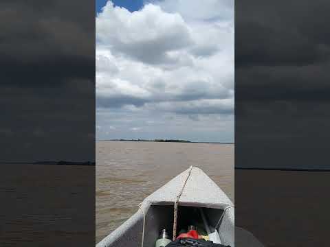 Cruising down the Parana River. Entre Rios, Argentina