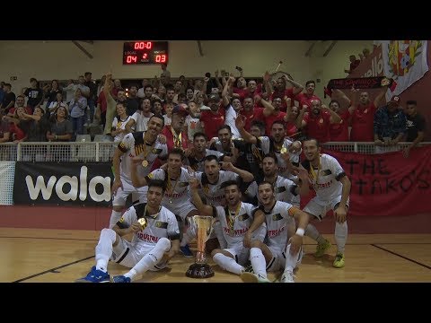 Industrias Santa Coloma - Barça. Final de la Copa Catalunya Sènior masculina de Futbol Sala