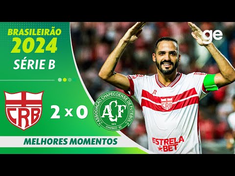 Gols e lances de CRB x Chapecoense