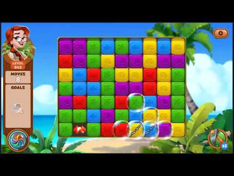 Lost Island Blast Adventure Level 842 - NO BOOSTERS 🏝️ | SKILLGAMING ✔️