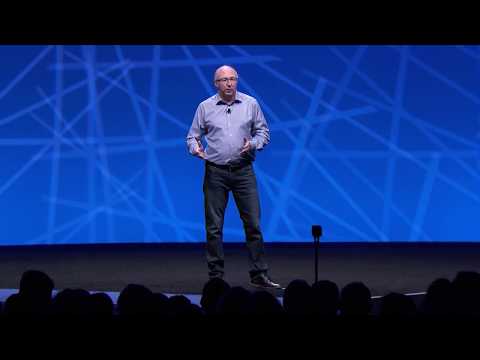 Ray O'Farrell, VMware EVP and CTO, on stage at VMworld 2017