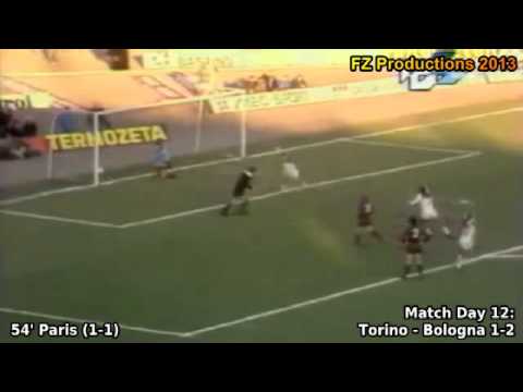 Serie A 1980-1981, day 12 Torino - Bologna 1-2 (Paris goal)