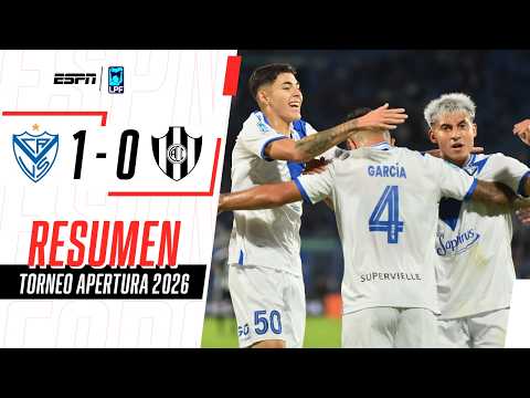 EL FORTÍN DERROTÓ AL FERROVIARIO EN LINIERS Y VOLVIÓ A LA CIMA | Vélez 1--0 C. Cordoba | RESUMEN