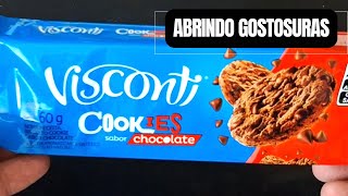 ???? ABRINDO COOKIES VISCONTI SABOR CHOCOLATE - DE ARRUDA ABRINDO GOSTOSURAS