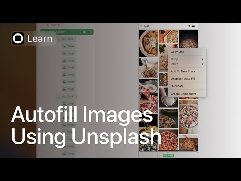 Using Unsplash to Autofill Stock Images