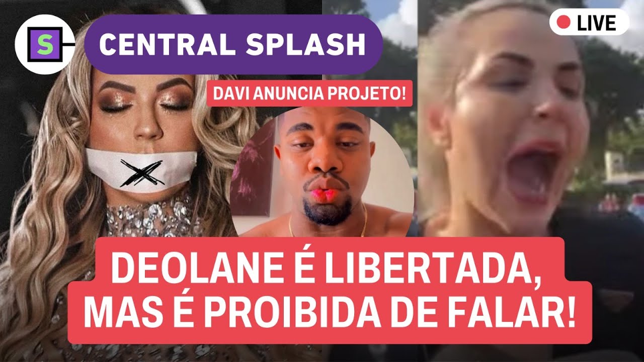 🔴Deolane sai da cadeia revoltada e impedida de falar! +Davi pede ajuda de fãs | AO VIVO
