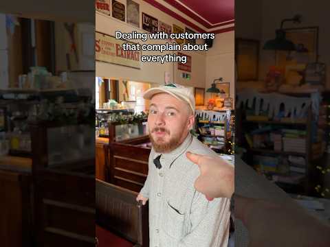 Customers that complain about EVERYTHING #hospitality #comedy #bartender #service #work