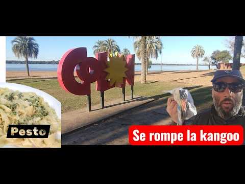 SE ROMPE la Kangoo, y COCINAMOS unos TALLARINES caseros con pesto DESPIDIENDO de Colon