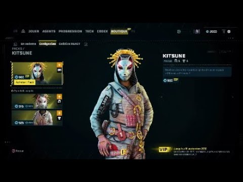 Skin Kitsune Hibana Rainbow Six Extraction