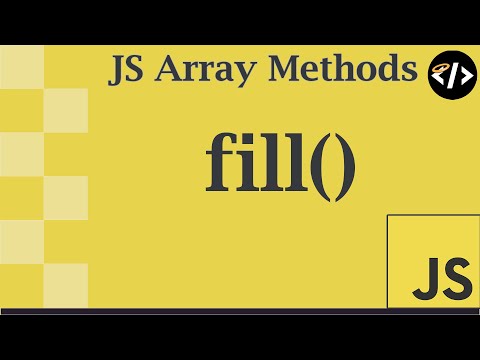 Easily Understand Fill A Javascript Array Method