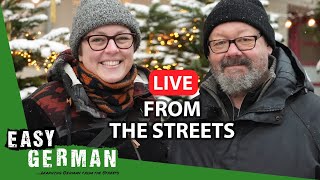 Christmas Market at Berlin Alexanderplatz | Easy German Live