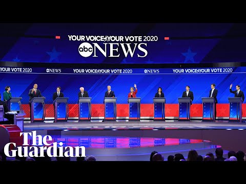 US election 2020: highlights from the third Democratic presidential debate