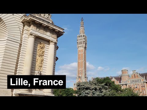 A walk in Lille (France) during the Rugby World Cup – 30 September 2023 [4K]