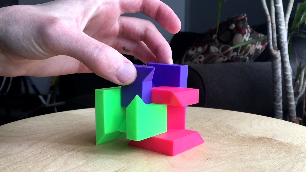 3D Printed Puzzle Cube! (demonstration)