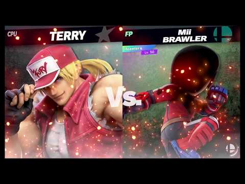 Super Smash Bros Ultimate Amiibo Fights   Terry Request #157 Terry vs Mii Brawler