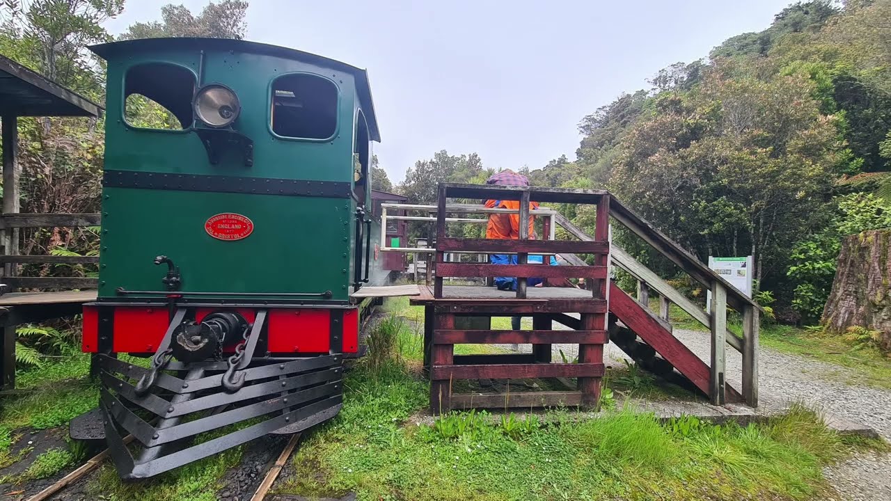 Embark on the vintage train journey inside Shantytown Heritage Park