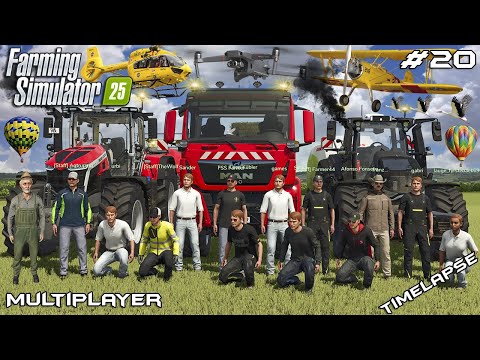 BALING AND SELLING 1000 GRASS BALES | Oak Bridge Farm | Farming Simulator 25 Multiplayer | EP 20