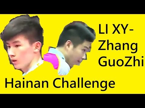 Hainan 2018, Match 5,  Li XinYang(TPE)- Zhang (CHN) the Long pips master