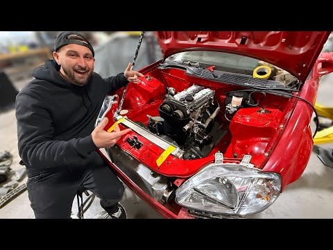 MOUNTING a TOYOTA drivetrain in our RWD Honda CIVIC!