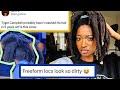 The Problem With Saying Freeform Locs Are Dirty