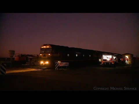 7731V Pacific National Grain Train Arrives At Gheringhap For Fuel (15/8/2023) - PoathTV Railways