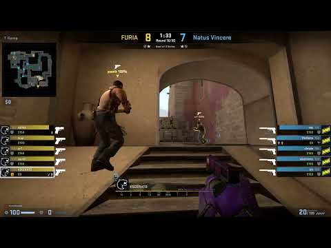 CS:GO POV Demo FURIA KSCERATO (23/16) vs NaVi (de_mirage) @ IEM Rio Major 2022