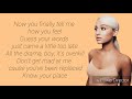 Ariana Grande - You'll Never Know Lyrics