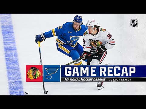 Blackhawks @ Blues 12/23 | NHL Highlights 2023