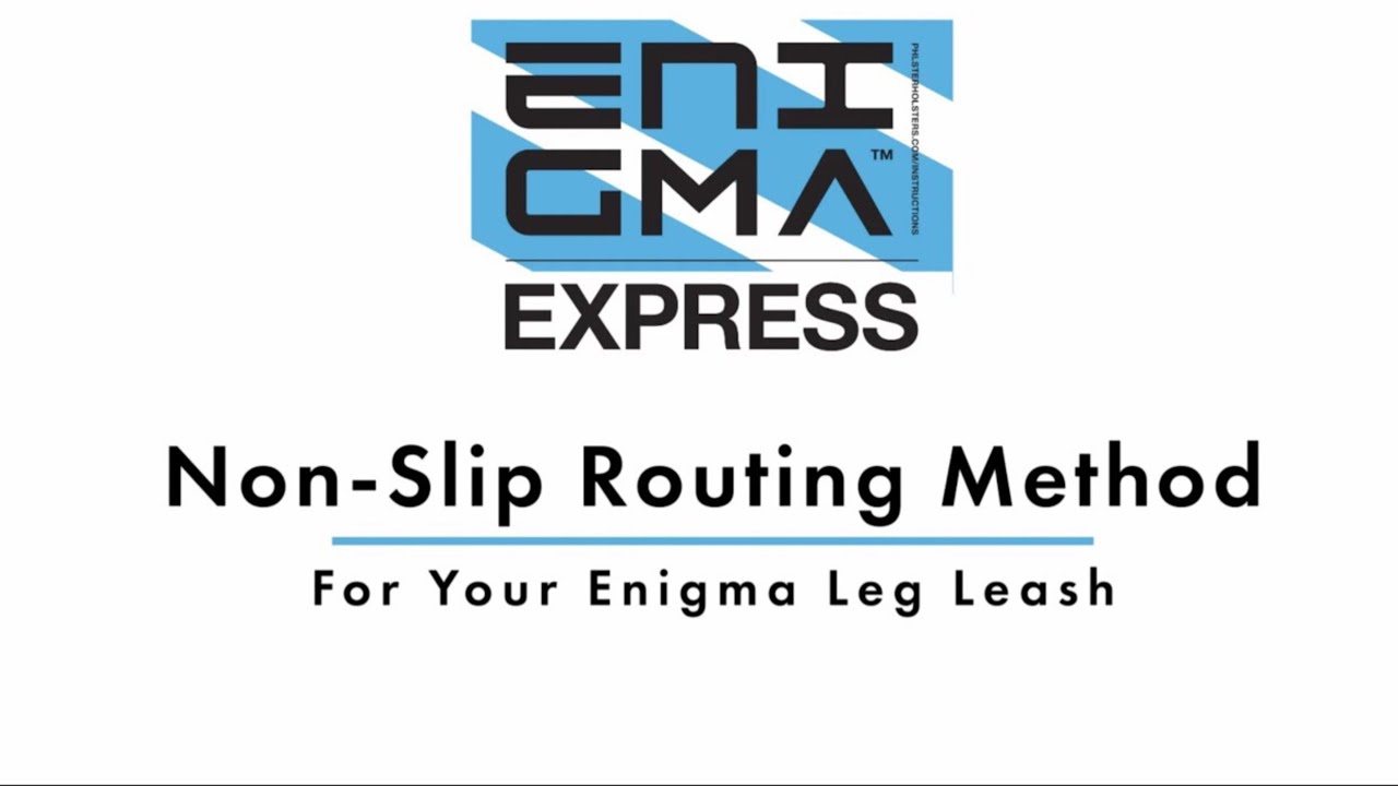 PHLster Enigma | Non-Slip Routing Method for Leg Leash