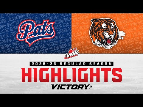 Regina Pats at Medicine Hat Tigers 9/20 | WHL Highlights 2025-26