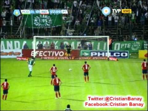 Ferro 1 Independiente 1 (Relato Bambino Pons) Torneo Nacional 2014 Los goles
