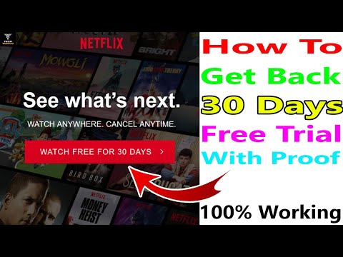 How To Get Free 30 Day Trial Netflix