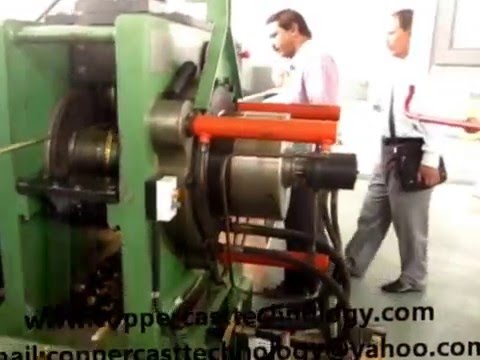 :Brass copper aluminium  continuous extrusion machine.( máquina de extrusión continua para cobre)