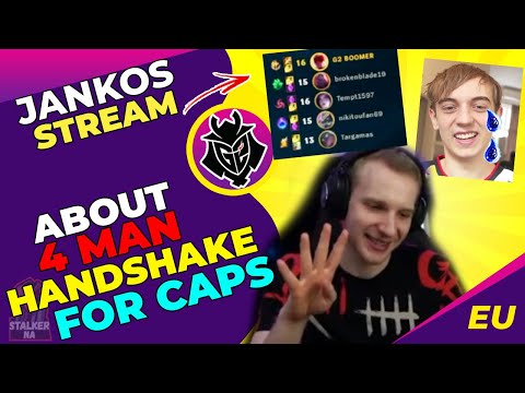 G2 Jankos About 4 Man Handshake For G2 Caps