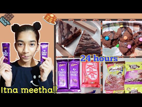 I only ate CHOCOLATE FOOD for 24 hours | Adorable Ashita