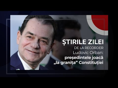 18 NOIEMBRIE 2025. Ludovic Orban: președintele joacă „la granița” Constituției