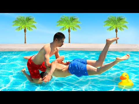 WWE MOVES IN THE POOL