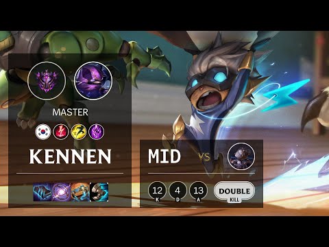 Kennen Mid vs Orianna - KR Master Patch 10.16