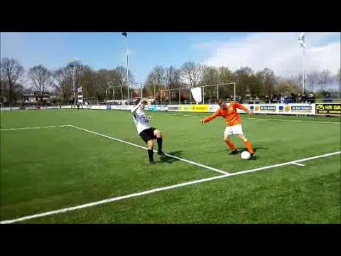 Kagia 1 - ZSGOWMS 1, alle zes Oranje doelpunten, huldiging op het veld