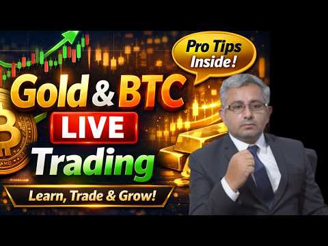 Live Gold & Bitcoin Market Analysis | Practical & Educational Trading Session no.1620